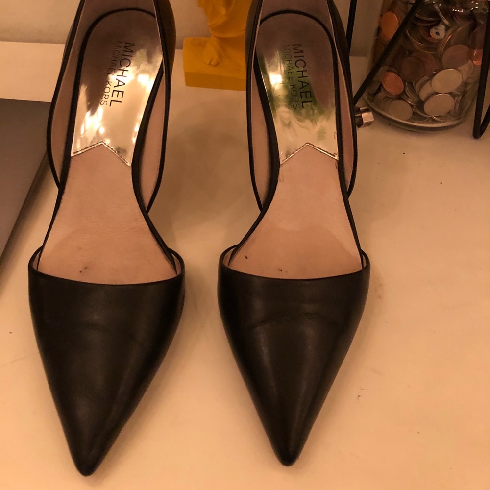 Dorsay style heels. Worn twice.